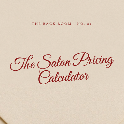 The Salon Pricing Calculator